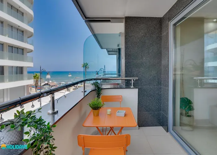 דירה Dios Ponte 102 Beachfront לרנקה